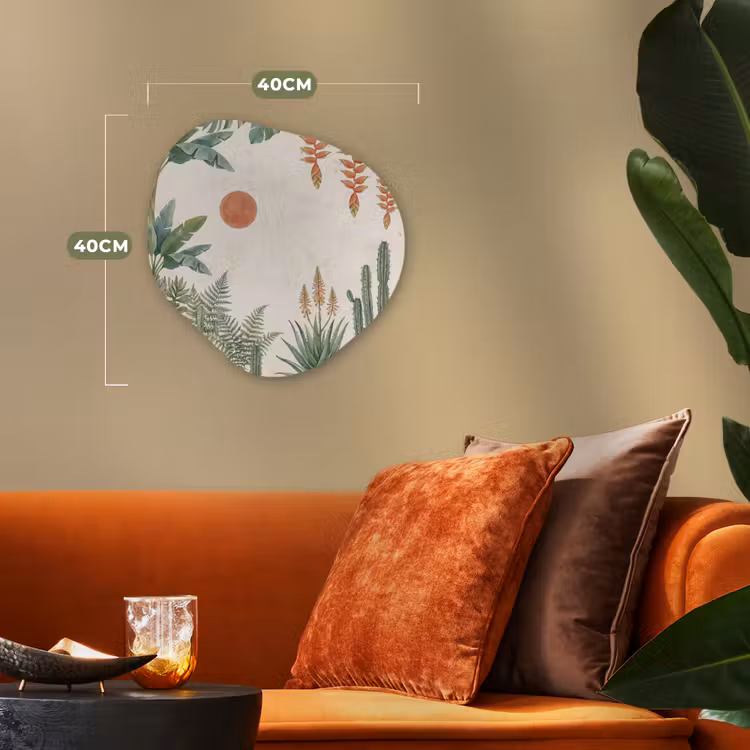 Organisch schilderij - Forex - Woestijn - Planten - Groen — 4