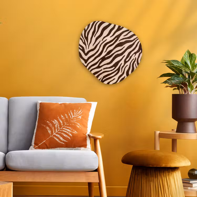 Organisch schilderij - Forex - Zebra - Strepen - Bruin — 3