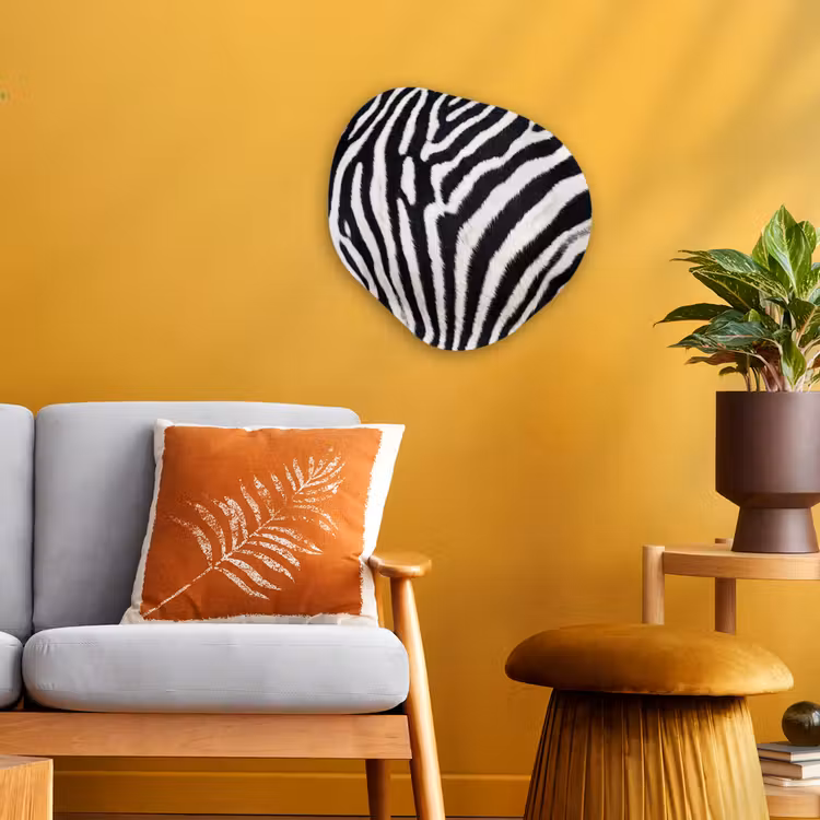 Organisch schilderij - Forex - Zebra - Vacht - Klassiek - Zwart - Wit — 3