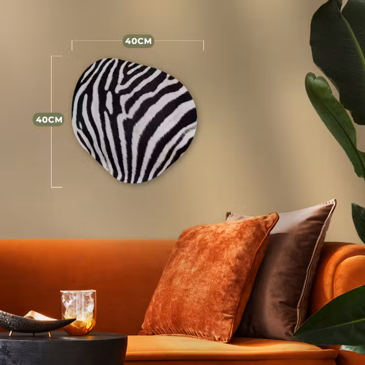 Organisch schilderij - Forex - Zebra - Vacht - Klassiek - Zwart - Wit — 4
