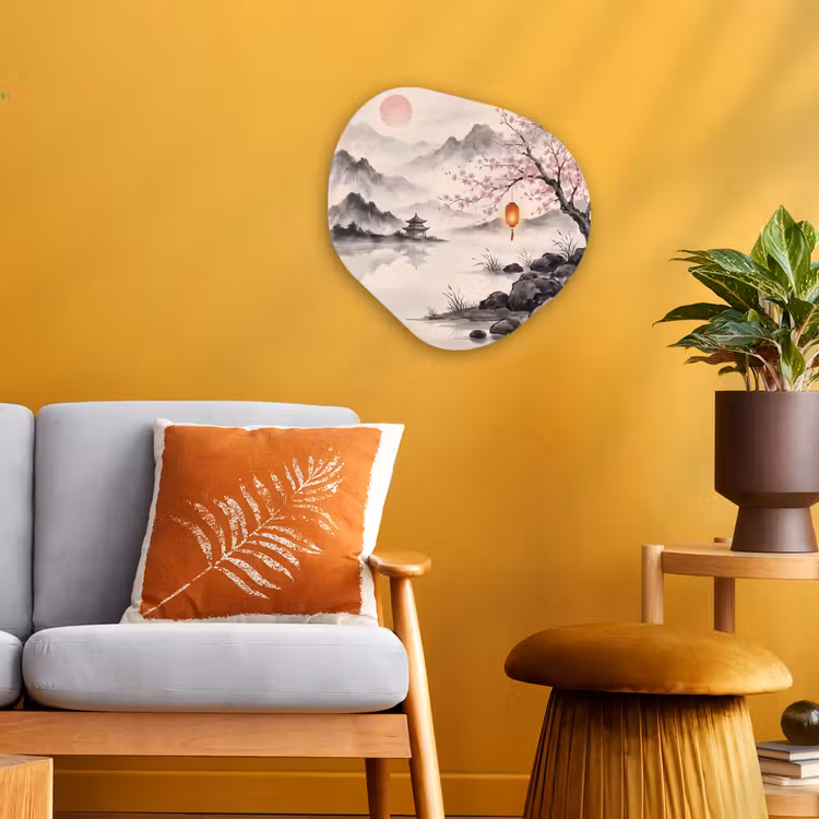 Organisch schilderij - Forex - Zon - Japans - Traditioneel — 3