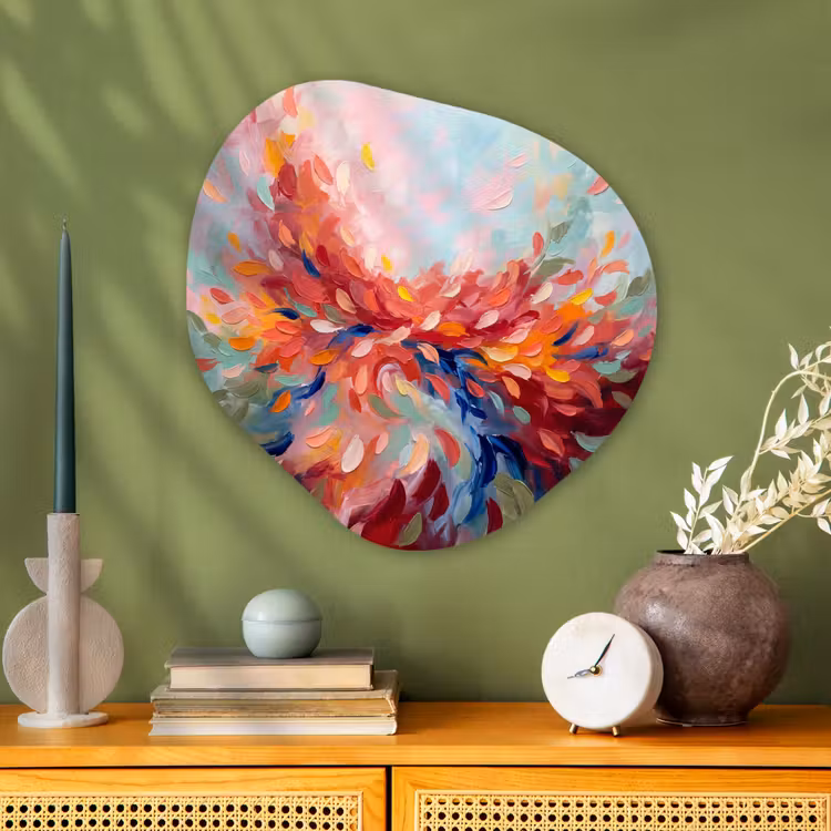 Organische vorm aluminium - Bloemen - Abstract - Kunst - Modern — 2