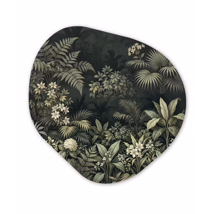Organische vorm aluminium - Jungle - Bladeren - Botanisch - Groen — 1