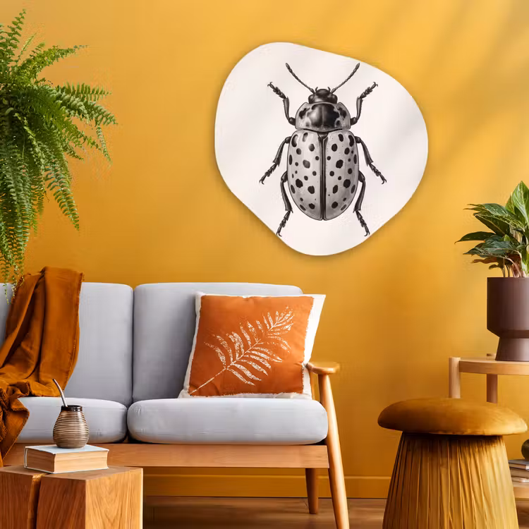 Organische vorm aluminium - Kever - Insect - Vintage — 3