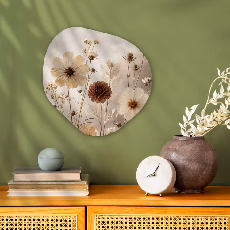 Organisch schilderij - Forex - Wilde bloemen - Botanisch - Vintage - Natuur - Rustiek — 2