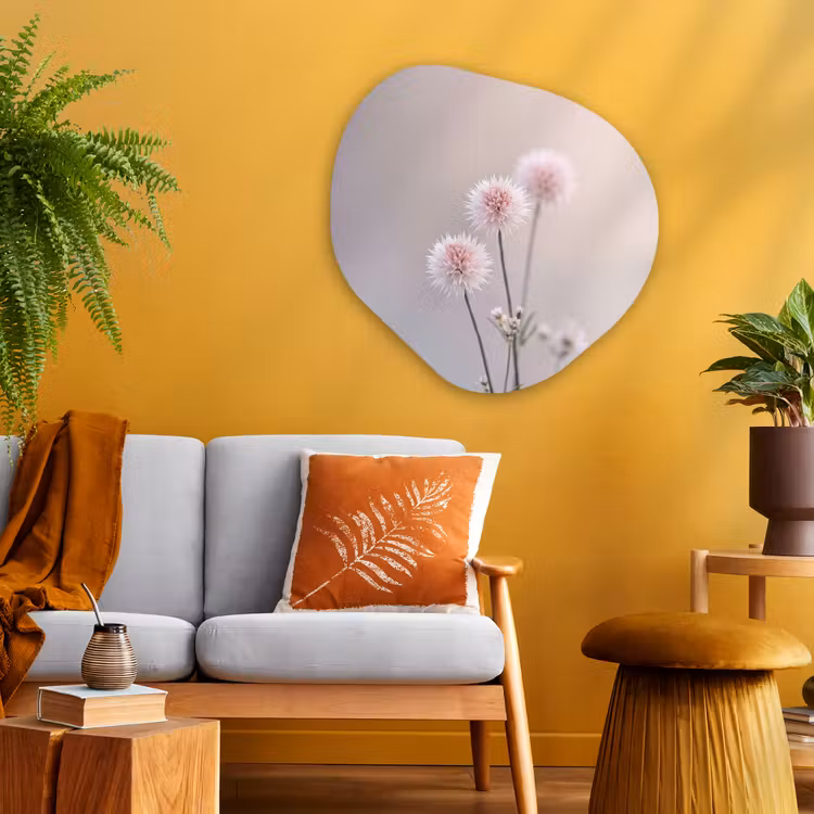 Organische vorm aluminium - Bloemen - Bollen - Roze — 3