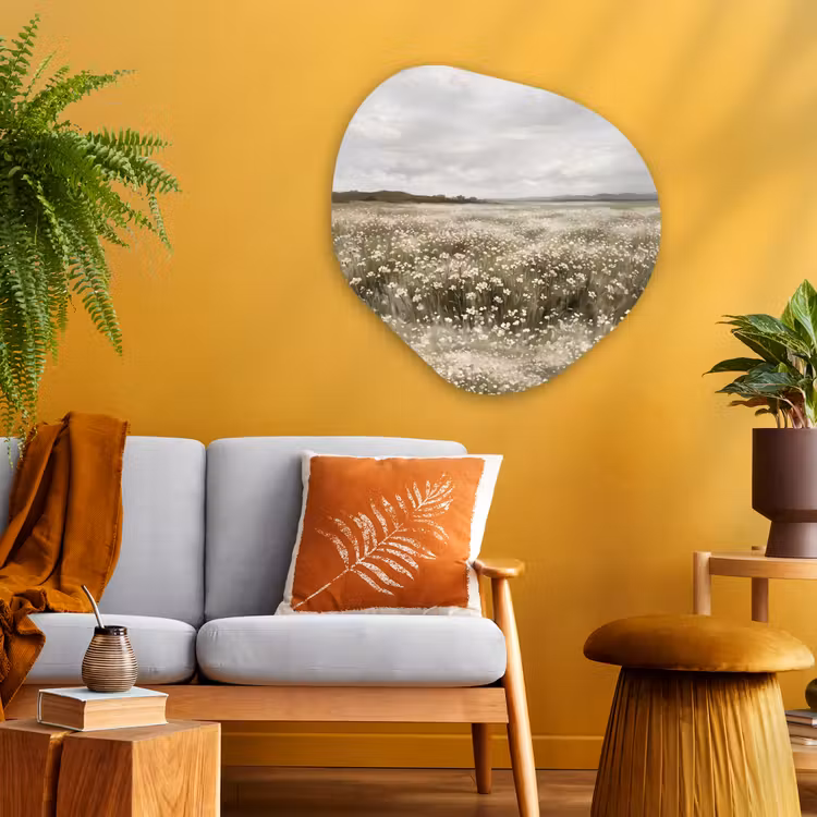 Organische vorm aluminium - Illustratie - Landschap - Wit — 3