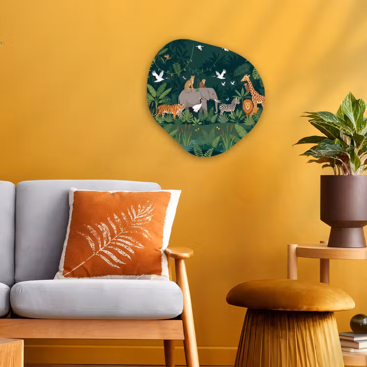 Organisch schilderij - Forex - Tropisch - Jungle - Groen — 3