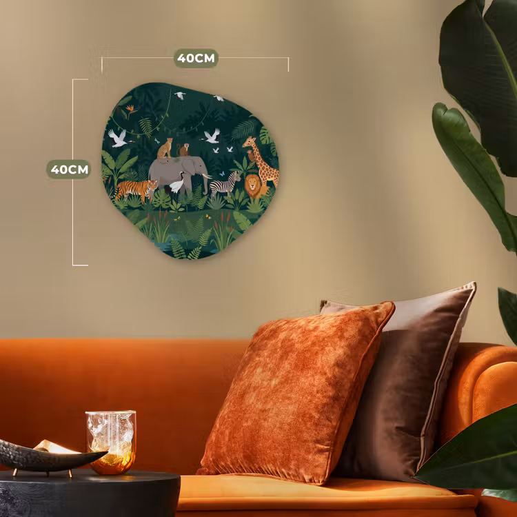 Organisch schilderij - Forex - Tropisch - Jungle - Groen — 4