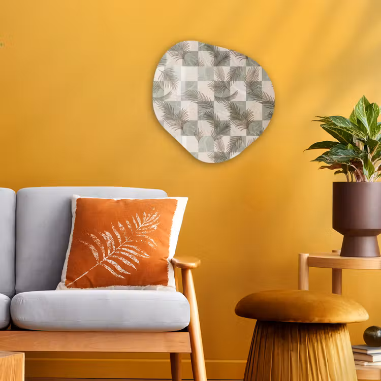 Organisch schilderij - Forex - Planten - Bladeren - Marmer - Modern - Groen — 3