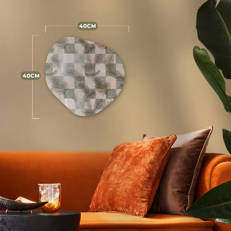 Organisch schilderij - Forex - Planten - Bladeren - Marmer - Modern - Groen — 4