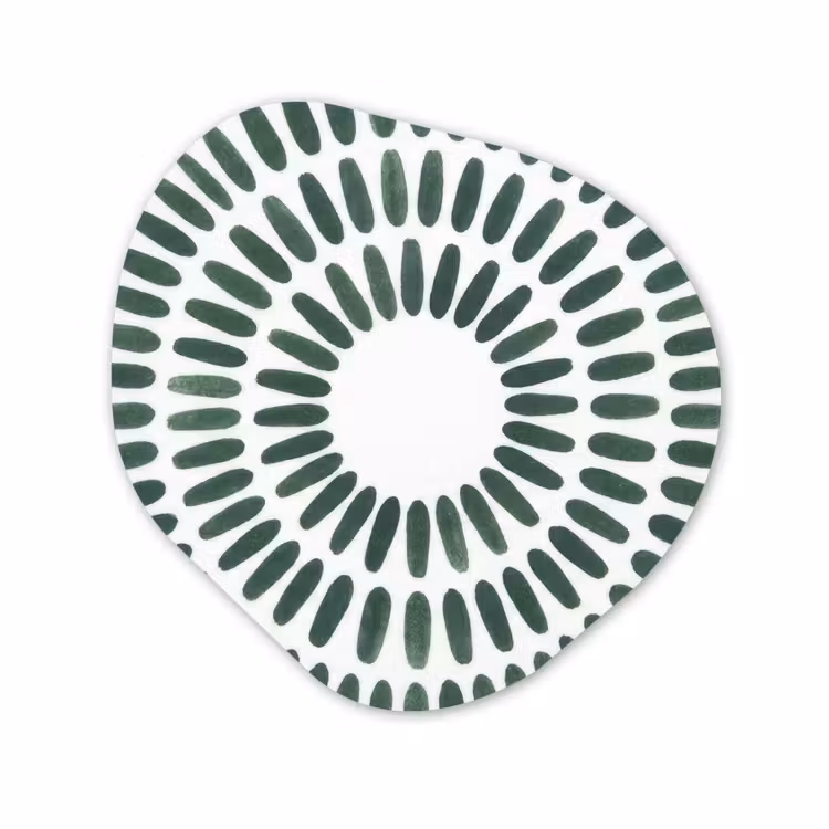 Organische vorm aluminium - Abstract - Cirkel - Patroon - Modern - Groen — 1