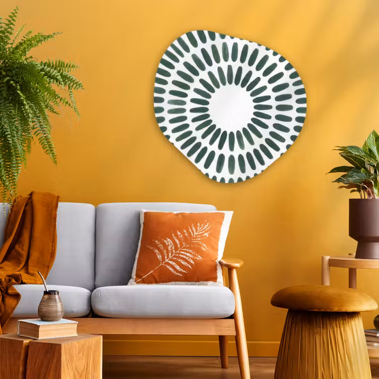 Organische vorm aluminium - Abstract - Cirkel - Patroon - Modern - Groen — 3