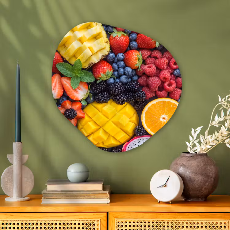 Organische vorm aluminium - Fruit - Vers - Kleurrijk - Eten — 2