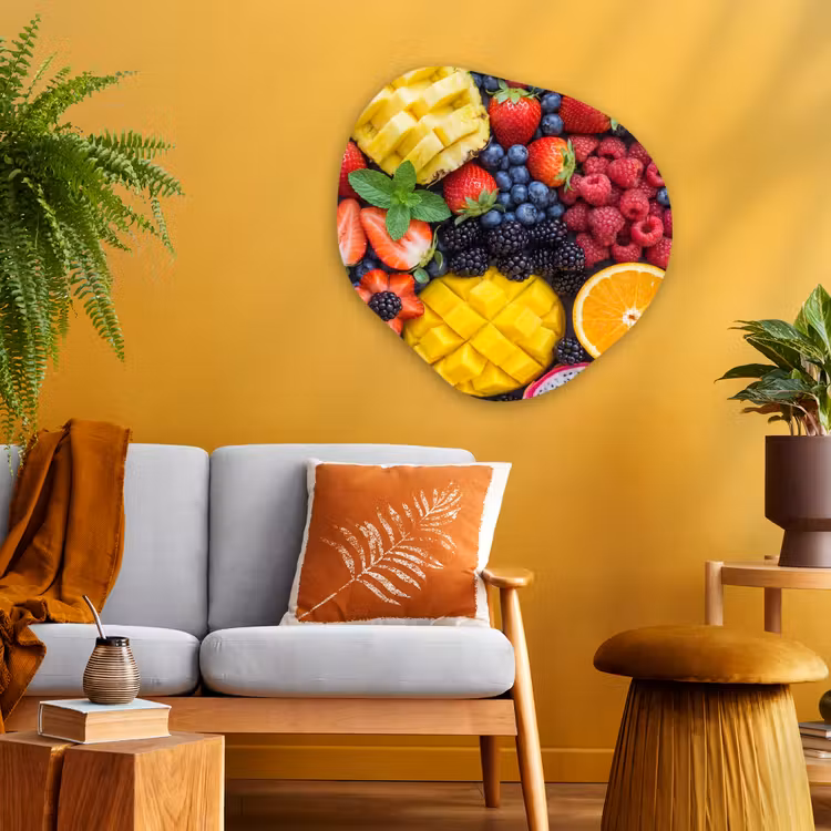 Organische vorm aluminium - Fruit - Vers - Kleurrijk - Eten — 3
