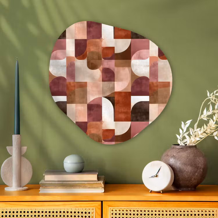 Organische vorm aluminium - Geometrie - Modern - Retro — 2