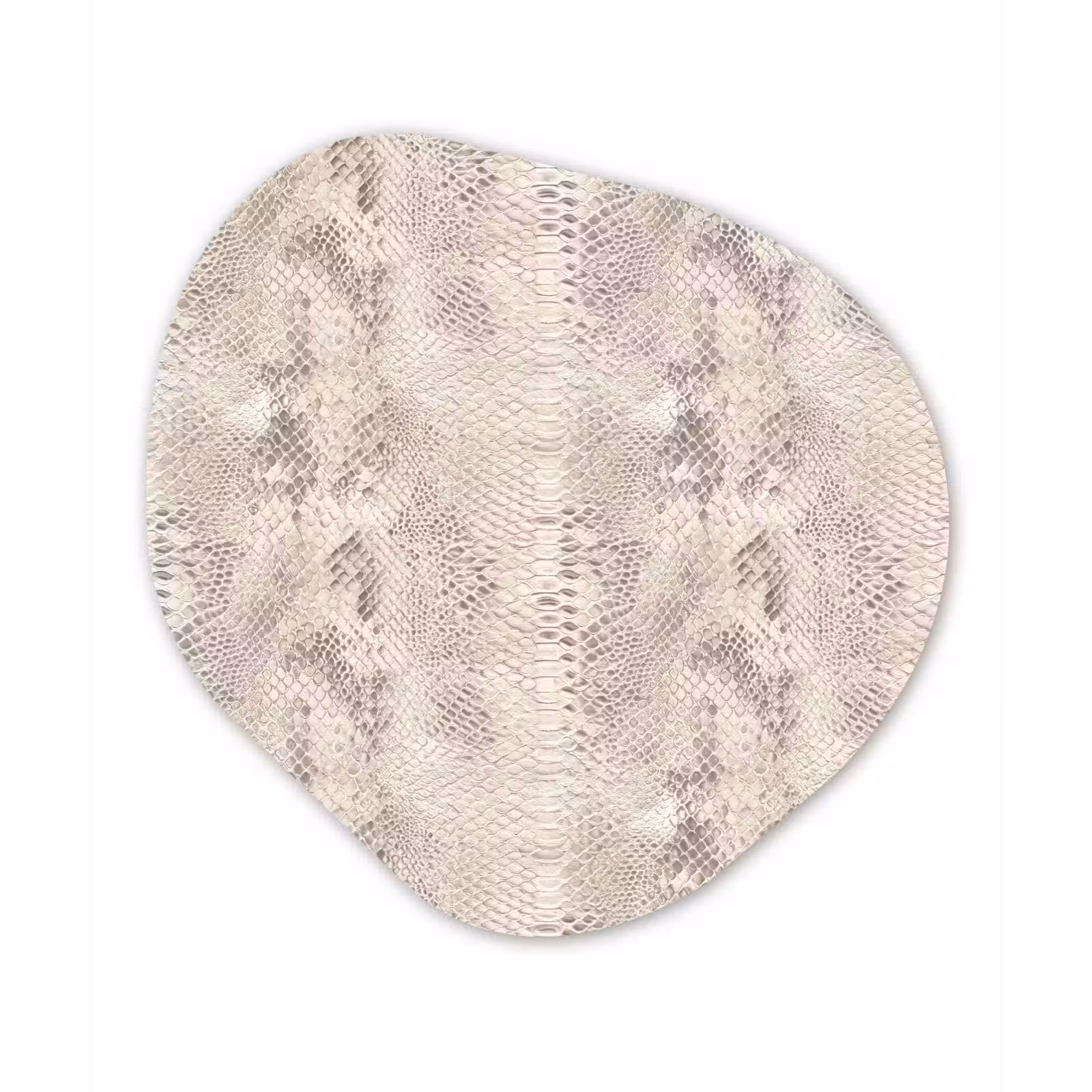 Organisch schilderij - Forex - Slang - Patroon - Beige — 1