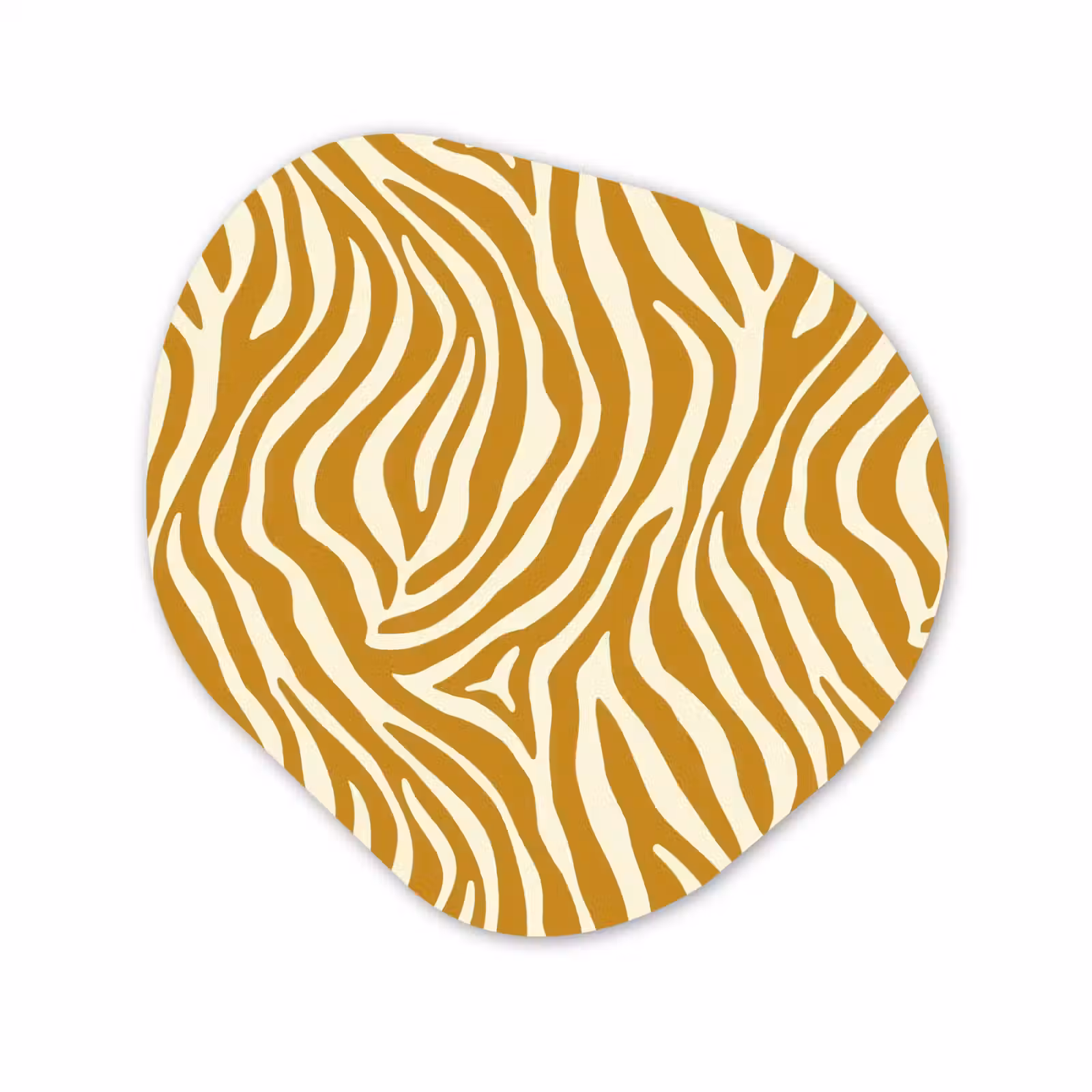 Organisch schilderij - Forex - Zebra - Klassiek - Oker - Geel — 1