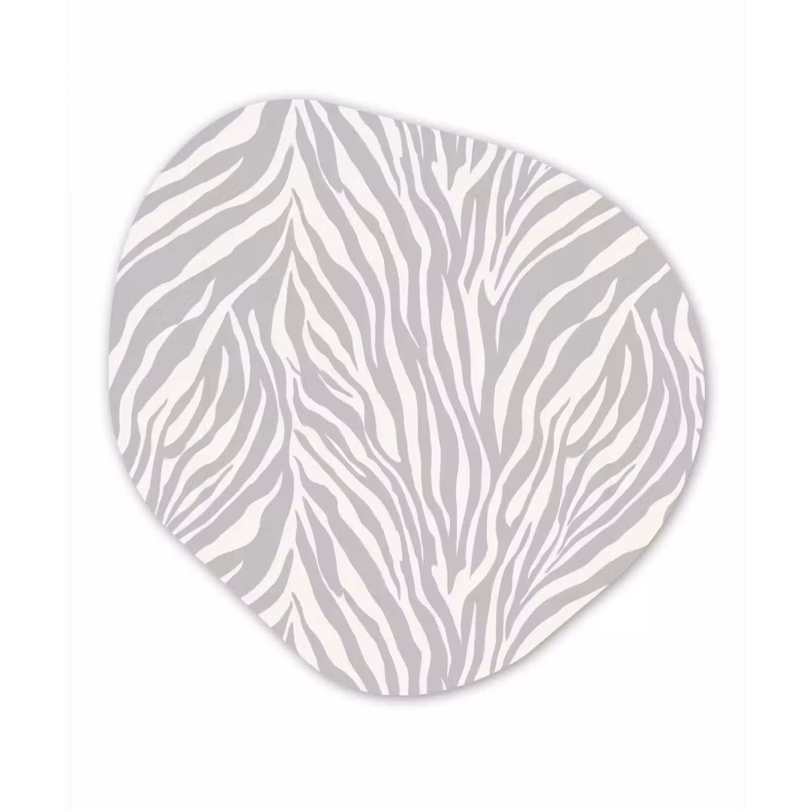Organisch schilderij - Forex - Zebra - Motief - Grijs — 1
