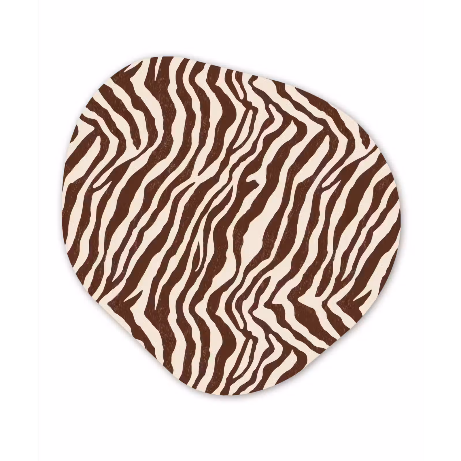 Organisch schilderij - Forex - Zebra - Patroon - Zwart - Wit — 1