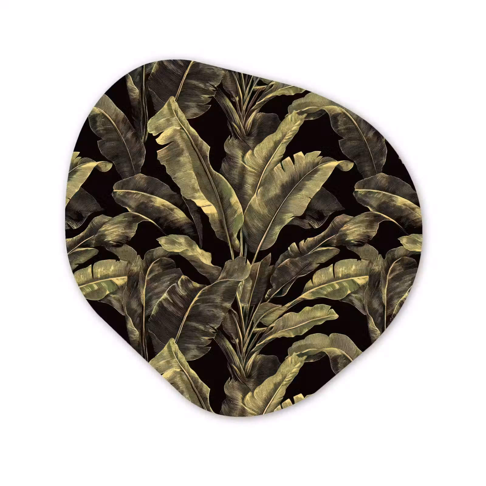 Organische vorm aluminium - Botanisch - Bladeren - Groen — 1