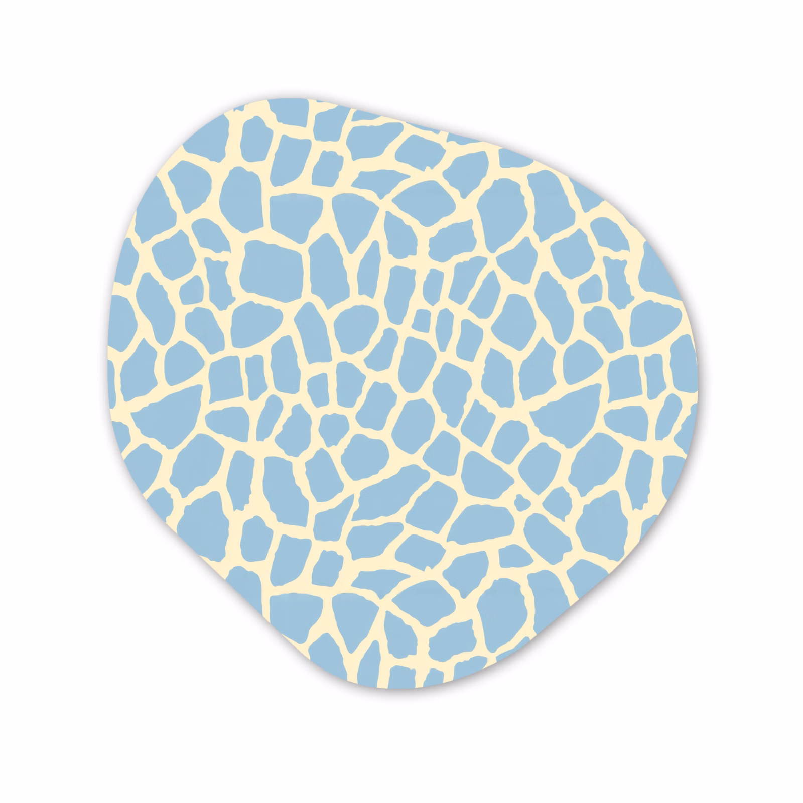 Organische vorm aluminium - Giraf - Modern - Blauw — 1