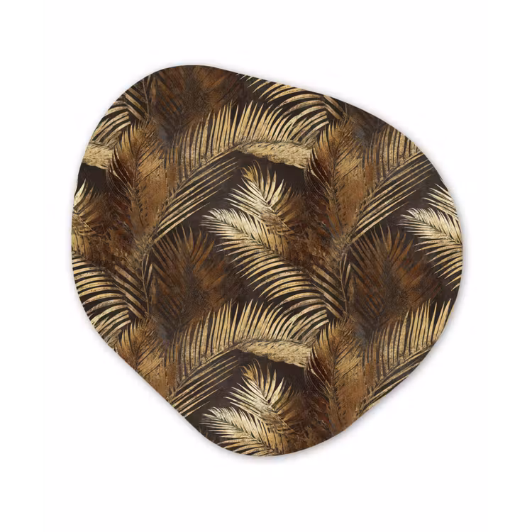 Organisch schilderij - Forex - Tropisch - Bladeren - Goud — 1