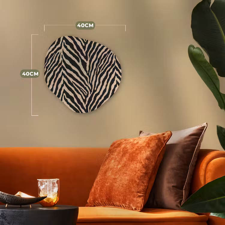Organisch schilderij - Forex - Zebra - Klassiek - Zwart — 4