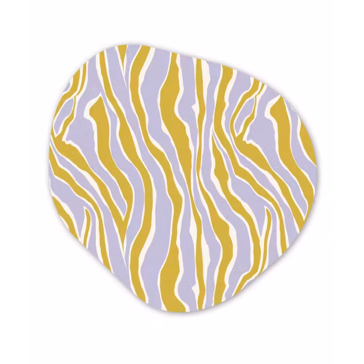 Organisch schilderij - Forex - Zebra - Modern - Meerkleurig — 1