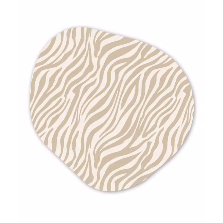 Organisch schilderij - Forex - Zebra - Patroon - Beige — 1