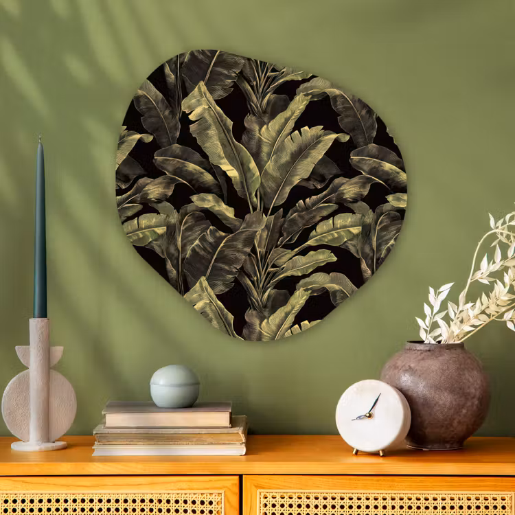 Organische vorm aluminium - Botanisch - Bladeren - Groen — 2