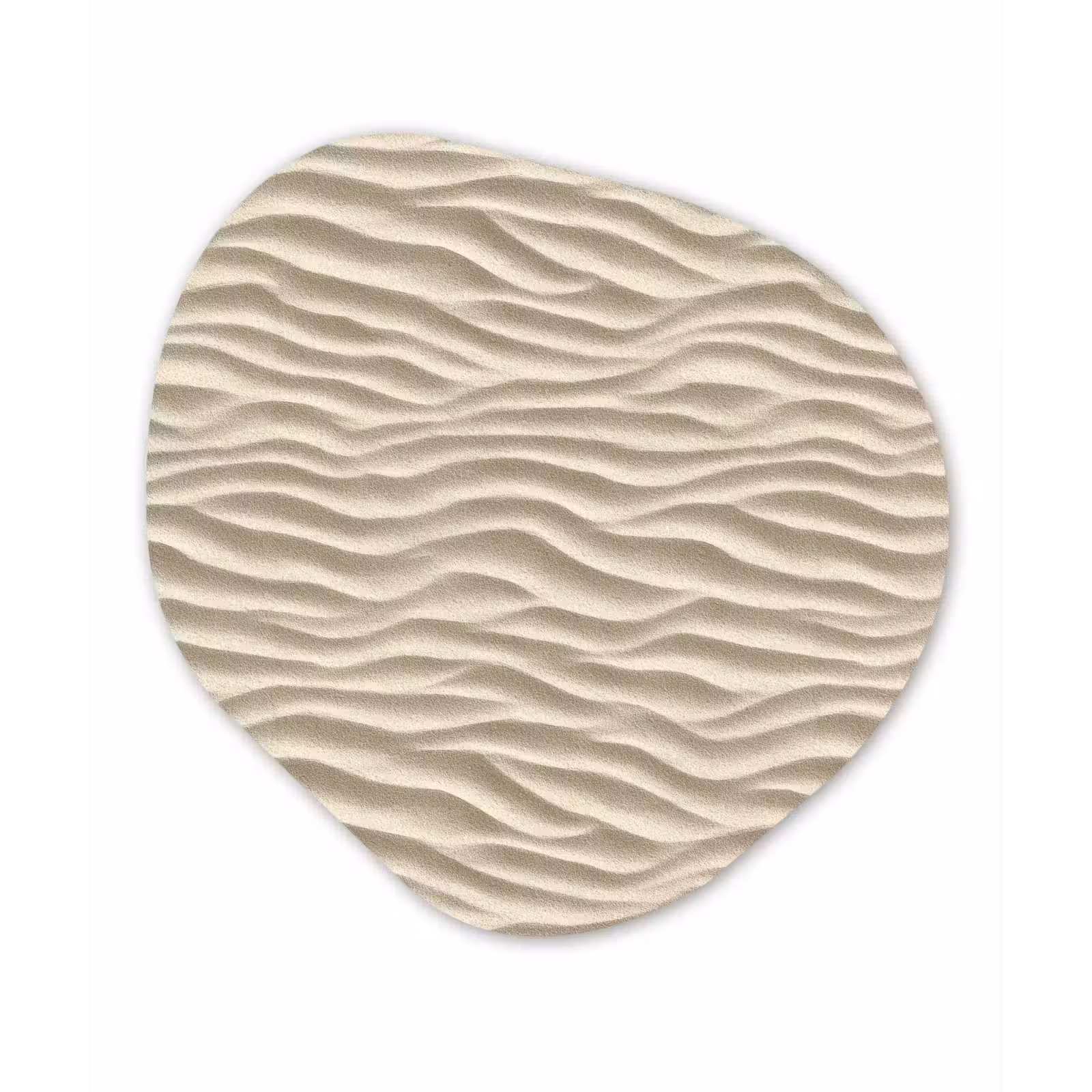 Organisch schilderij - Forex - Zand - Golven - Beige — 1