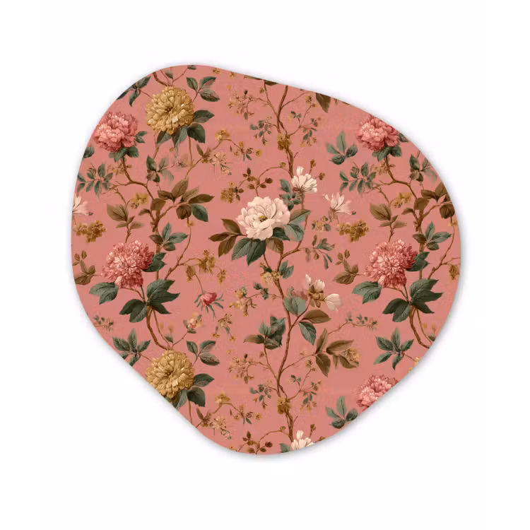 Organische vorm aluminium - Klassiek - Botanisch - Roze — 1