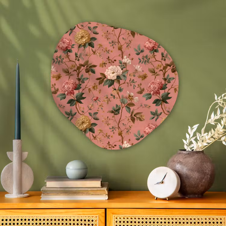 Organische vorm aluminium - Klassiek - Botanisch - Roze — 2
