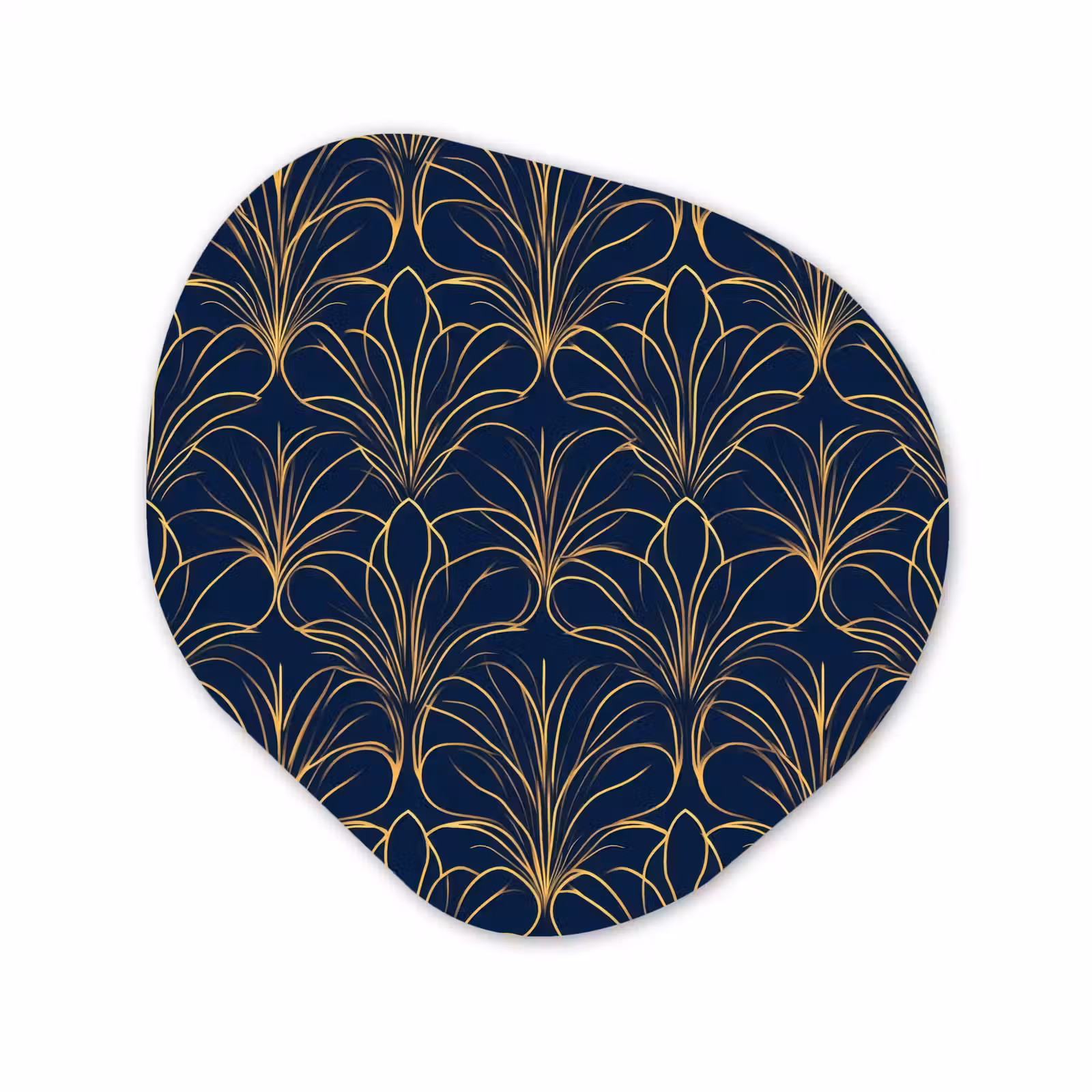 Organische vorm aluminium - Deco - Waaier - Blauw — 1