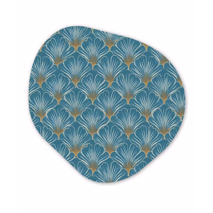 Organisch schilderij - Forex - Symmetrisch - Patroon - Blauw — 1