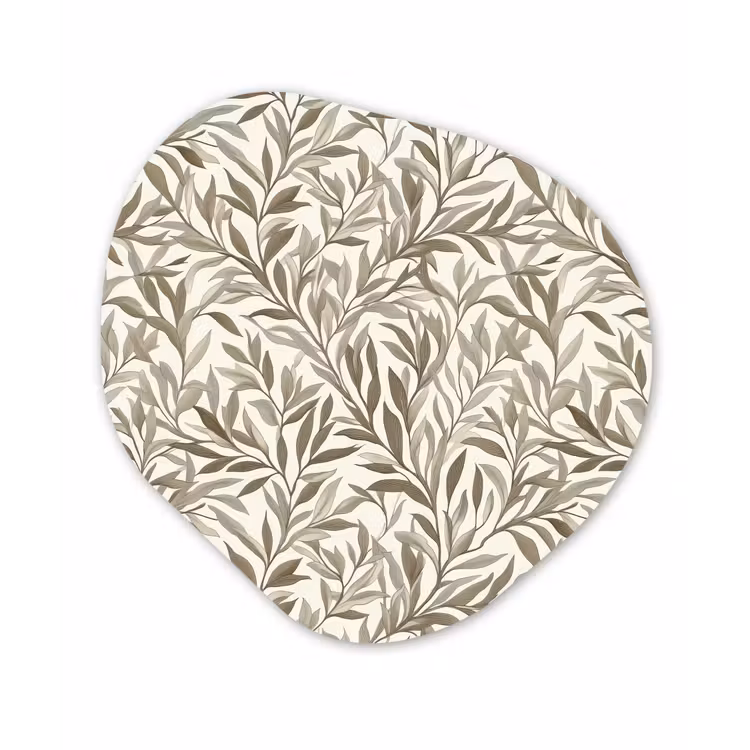 Organisch schilderij - Forex - Takken - Botanisch - Taupe — 1