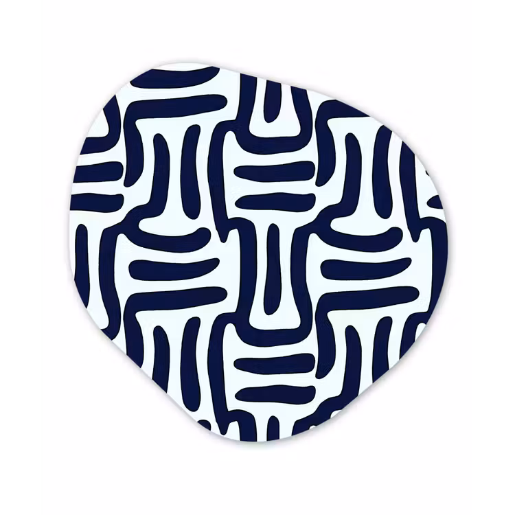 Organische vorm aluminium - Abstract - Modern - Blauw — 1