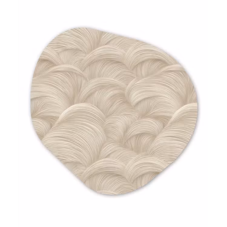 Organische vorm aluminium - Bogen - Patroon - Beige — 1