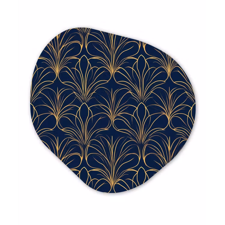 Organische vorm aluminium - Deco - Waaier - Blauw — 1