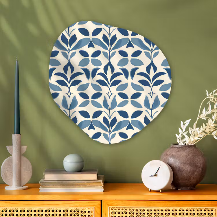 Organische vorm aluminium - Flora - Modern - Blauw — 2