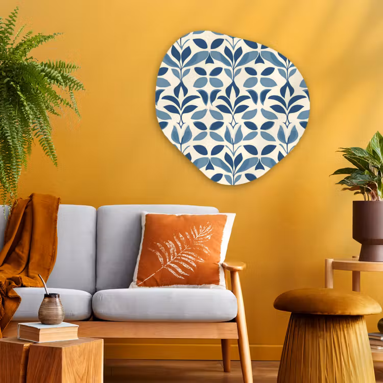 Organische vorm aluminium - Flora - Modern - Blauw — 3
