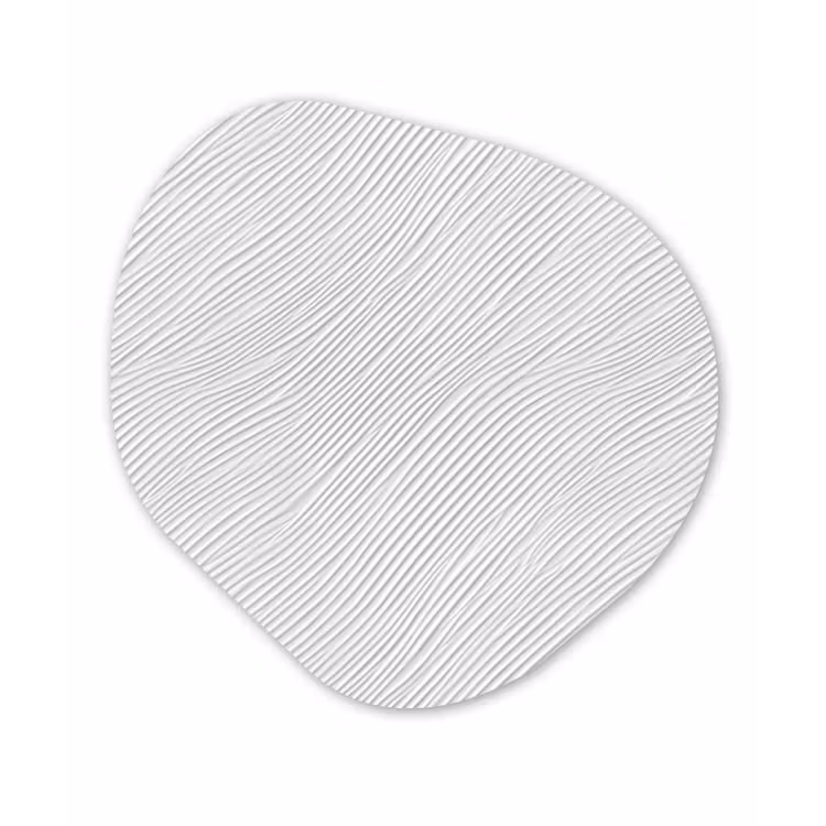 Organische vorm aluminium - Golven - Ribbels - Wit — 1