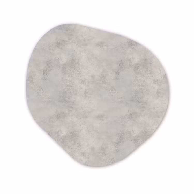Organische vorm aluminium - Grijs - Beton - Industrieel — 1