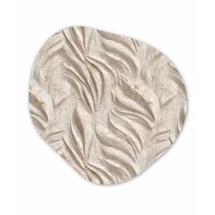 Organisch schilderij - Forex - Textuur - Reliëf - Beige — 1
