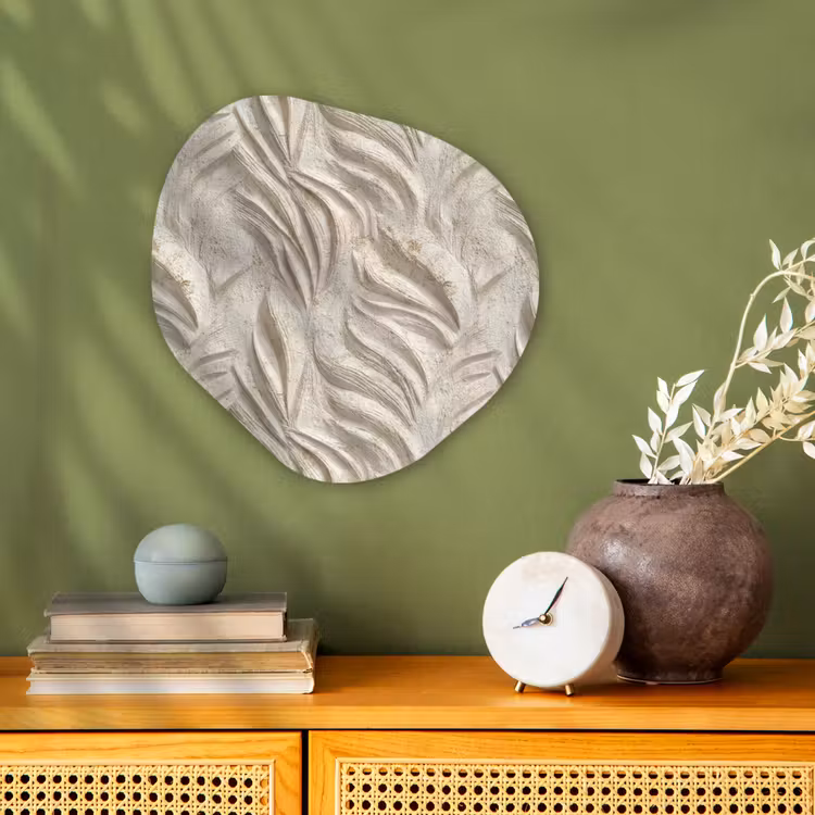 Organisch schilderij - Forex - Textuur - Reliëf - Beige — 2