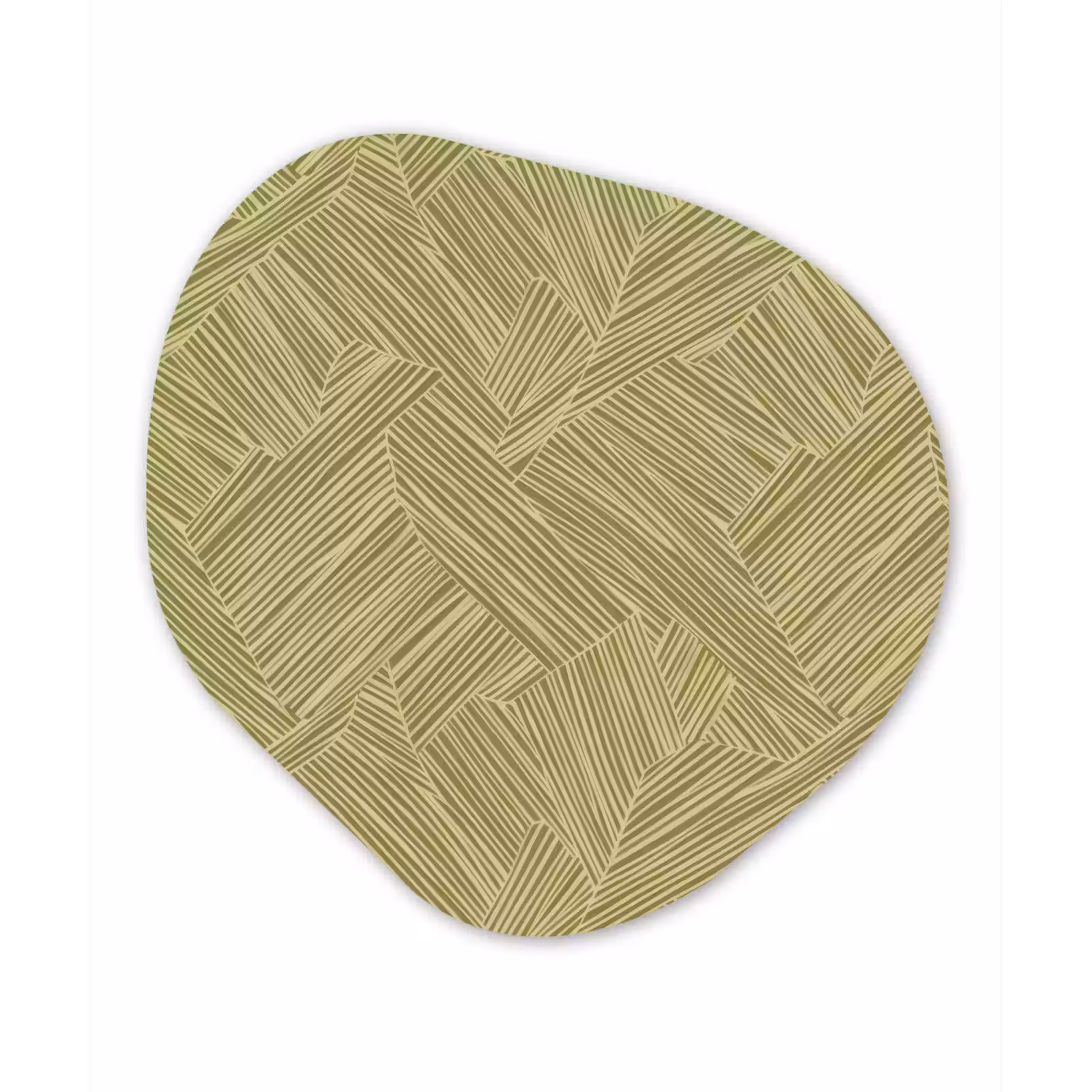 Organische vorm aluminium - Abstract - Modern - Groen — 1