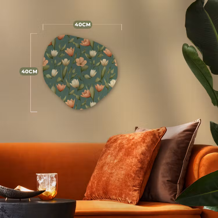Organisch schilderij - Forex - Tulpen - Botanisch - Groen — 4