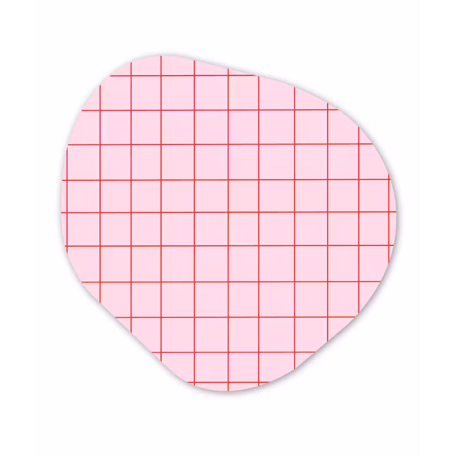 Organisch schilderij - Forex - Raster - Patroon - Roze — 1
