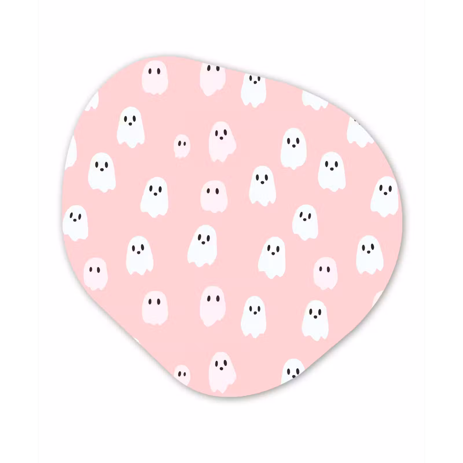Organisch schilderij - Forex - Spookjes - Patroon - Roze — 1